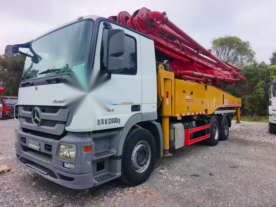مضخة SANY 56 م · موديل 2017 · شاسيه Mercedes-Benz Actros