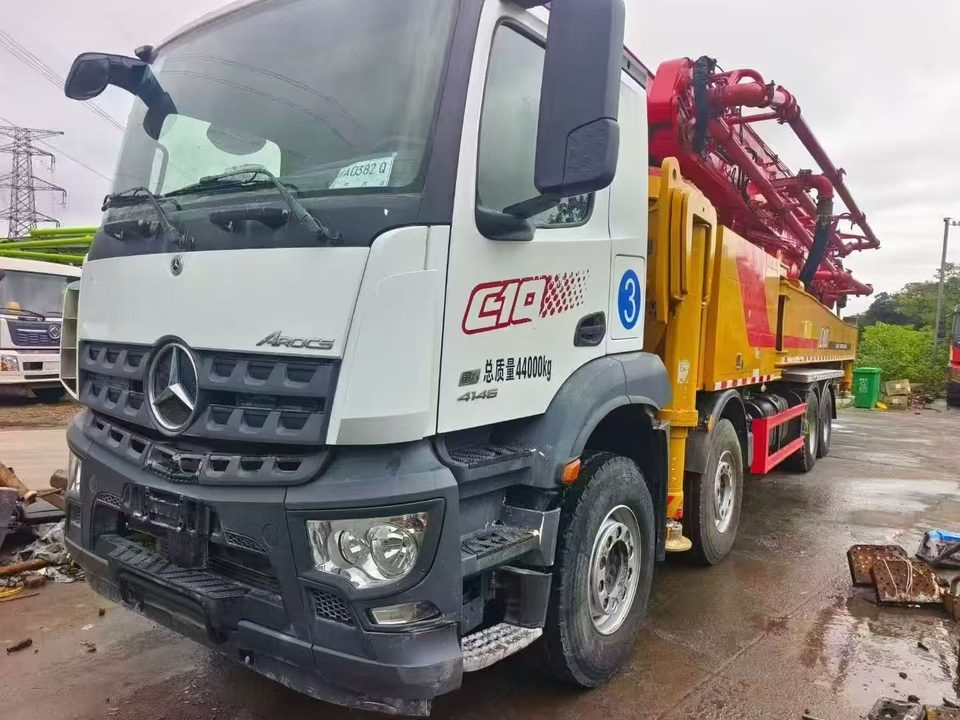 مضخة SANY 56 م · موديل 2021 · شاسيه Mercedes-Benz Arocs