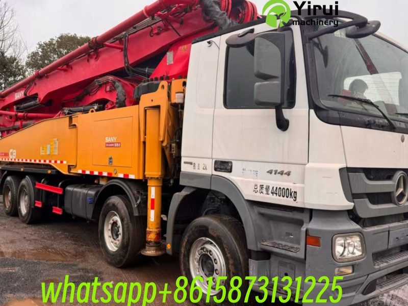 مضخة SANY 56 م · موديل 2019 · شاسيه Mercedes-Benz, Arocs 4143 8X4