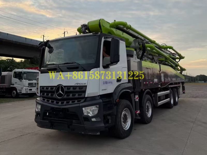 مضخة Zoomlion 63 م · موديل 2021 · شاسيه Mercedes-Benz Arctros4143 8*4