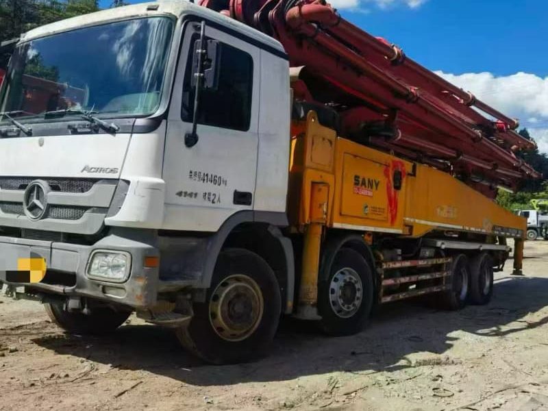مضخة SANY 56 م · موديل 2013 · شاسيه Mercedes-Benz, Arocs 4143 8X4