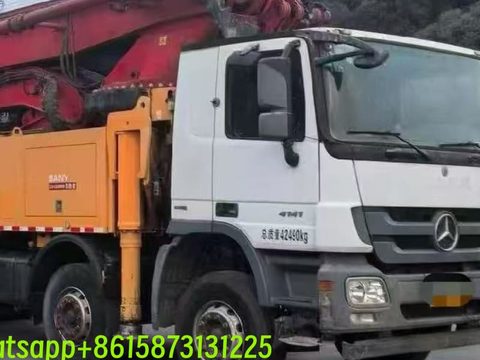 پمپ SANY ۵۶ متر · مدل ۲۰۱۵ (۱۳۹۴) · شاسی Mercedes-Benz, Arocs 4143 8X4