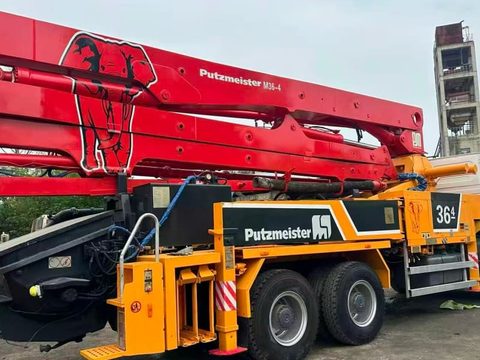 Pompe Putzmeister 36 m · 2012 · châssis Mercedes-Benz Actros 3341