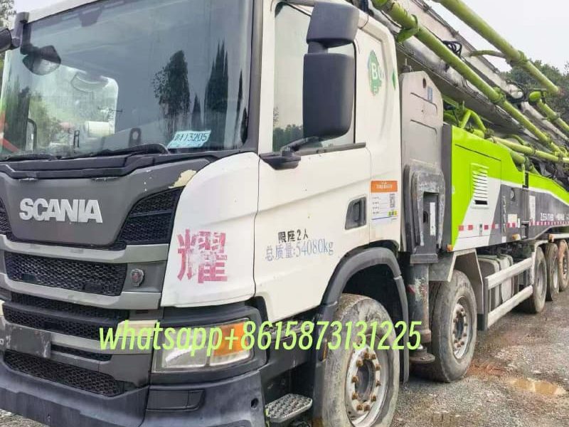 مضخة Zoomlion 63 م · موديل 2019 · شاسيه Scania
