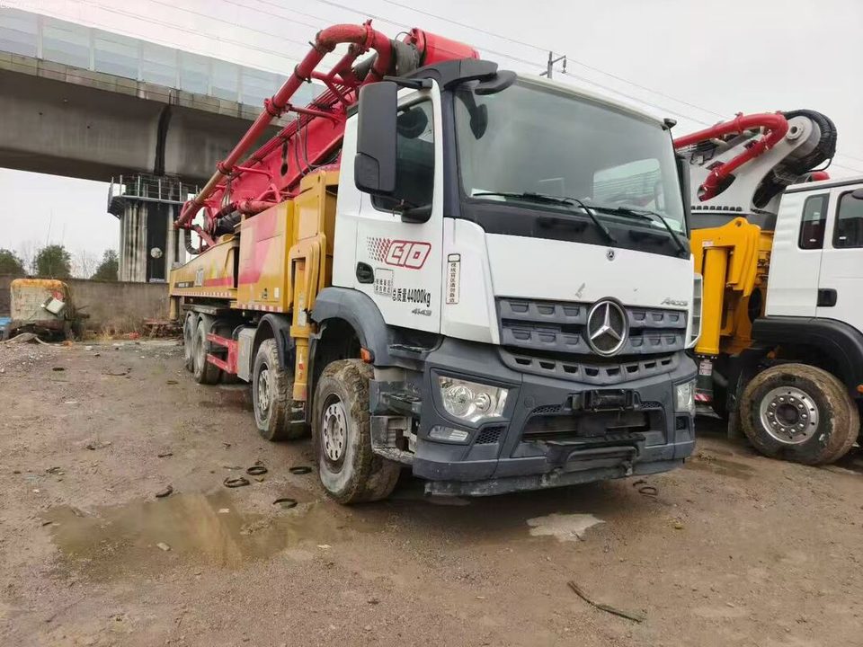 مضخة SANY 62 م · موديل 2020 · شاسيه Mercedes-Benz