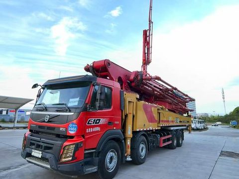 پمپ SANY ۶۲ متر · مدل ۲۰۲۰ (۱۳۹۹) · شاسی Volvo