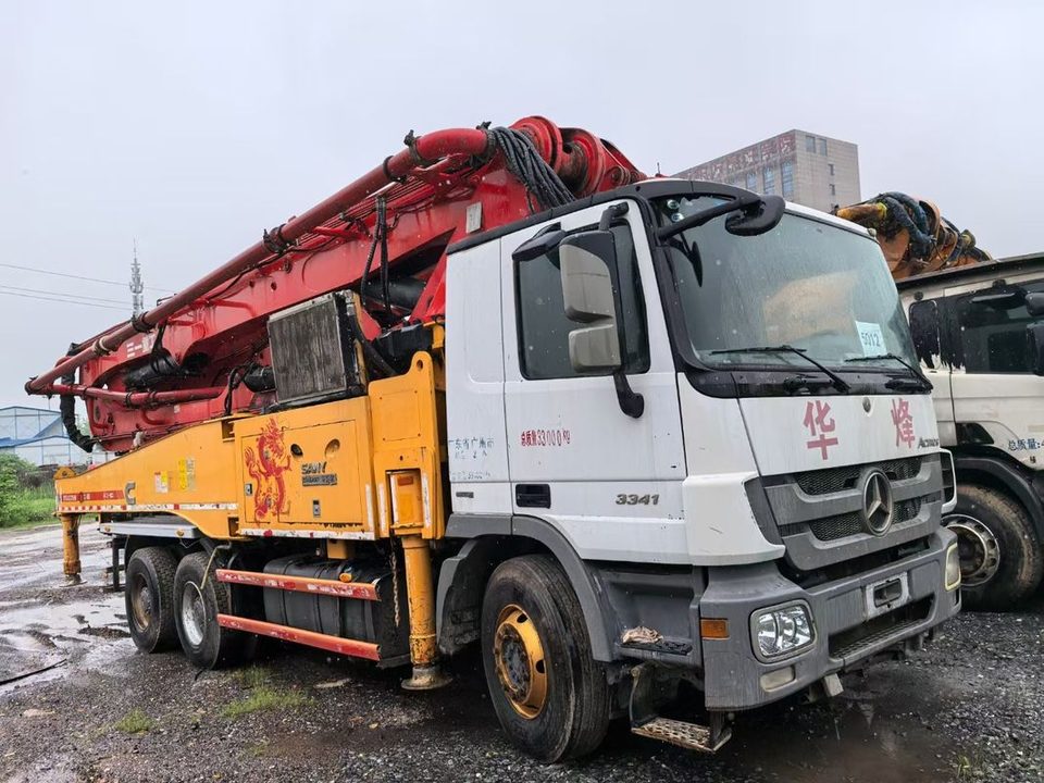 مضخة SANY 48 م · موديل 2014 · شاسيه BENZ Actros 3341
